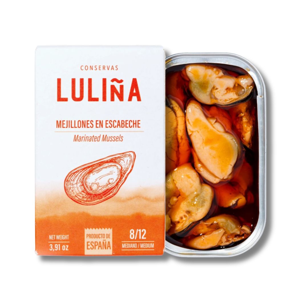 Luliña Mussels in Escabeche x Bonilla a la Vista Potato Chips (50g)