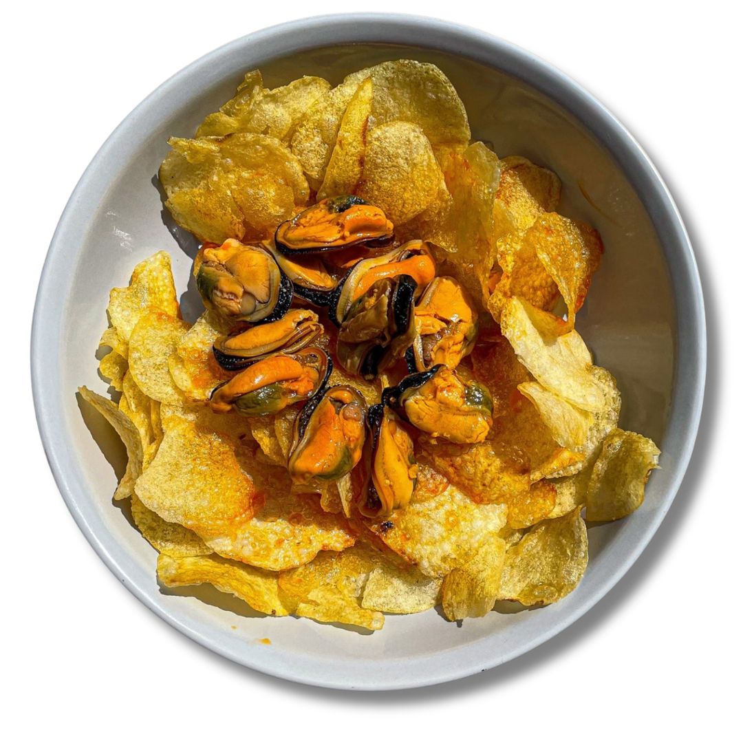 Luliña Mussels in Escabeche x Bonilla a la Vista Potato Chips (50g)