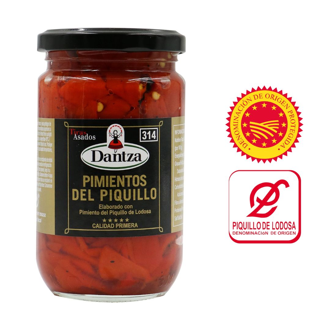 DANTZA Piquillo Pepper Strips (PDO)