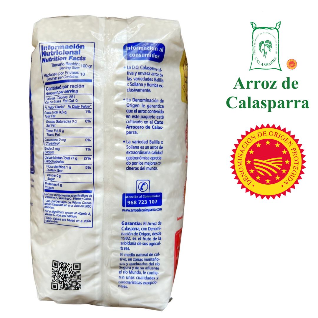 Calasparra Rice (PDO)