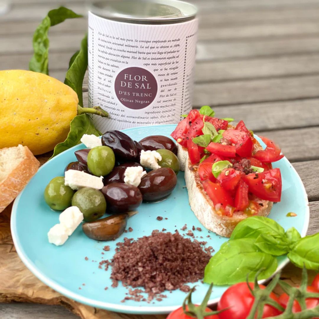 FLOR DE SAL BLACK OLIVE SEA SALT