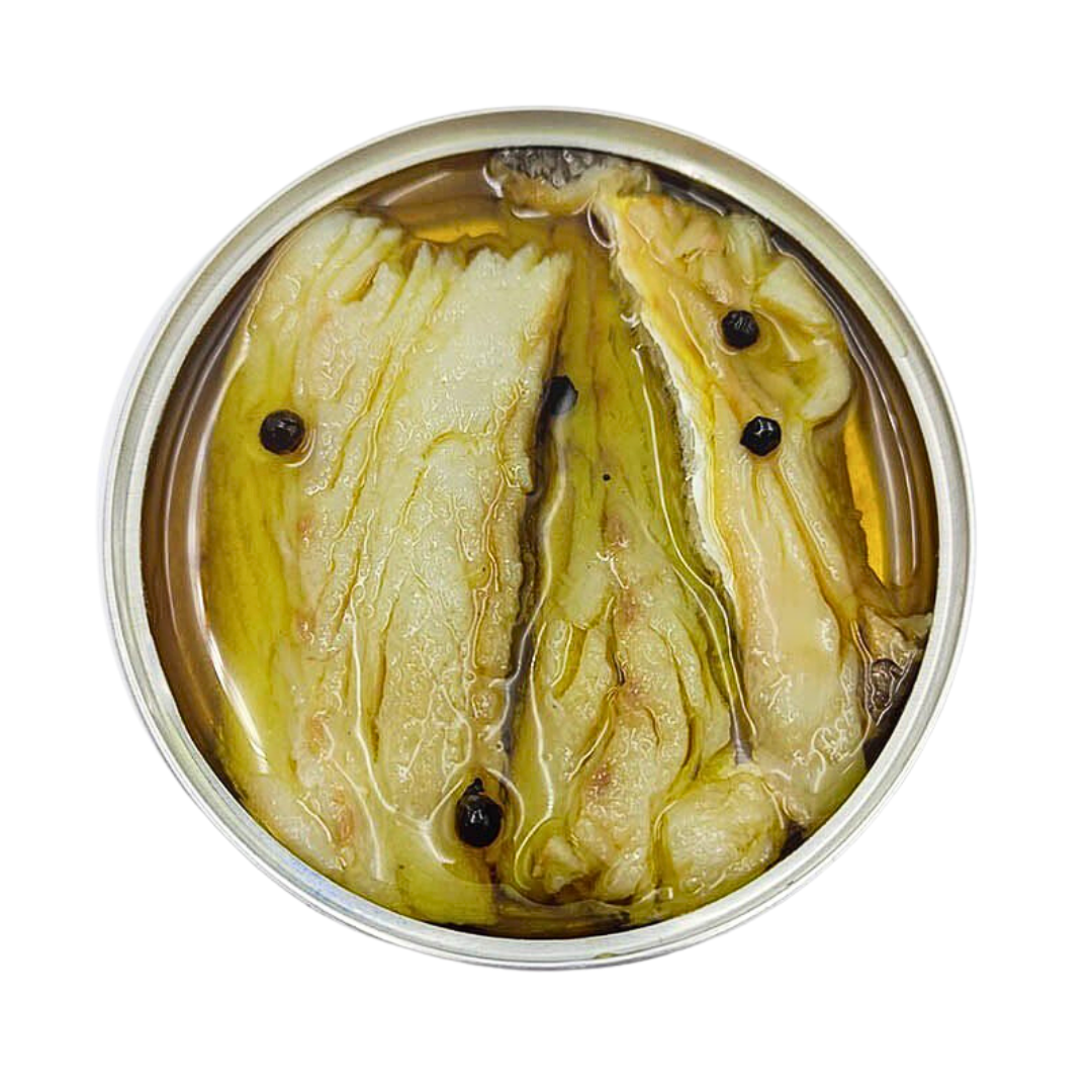AR DE ARTE Cod in Olive Oil with Garlic & Black Peppercorns