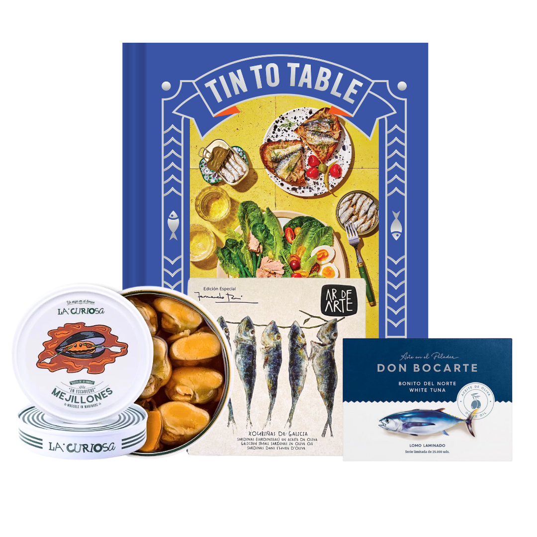Tin to Table Cookbook - Exclusive Tinned Fish Bundle