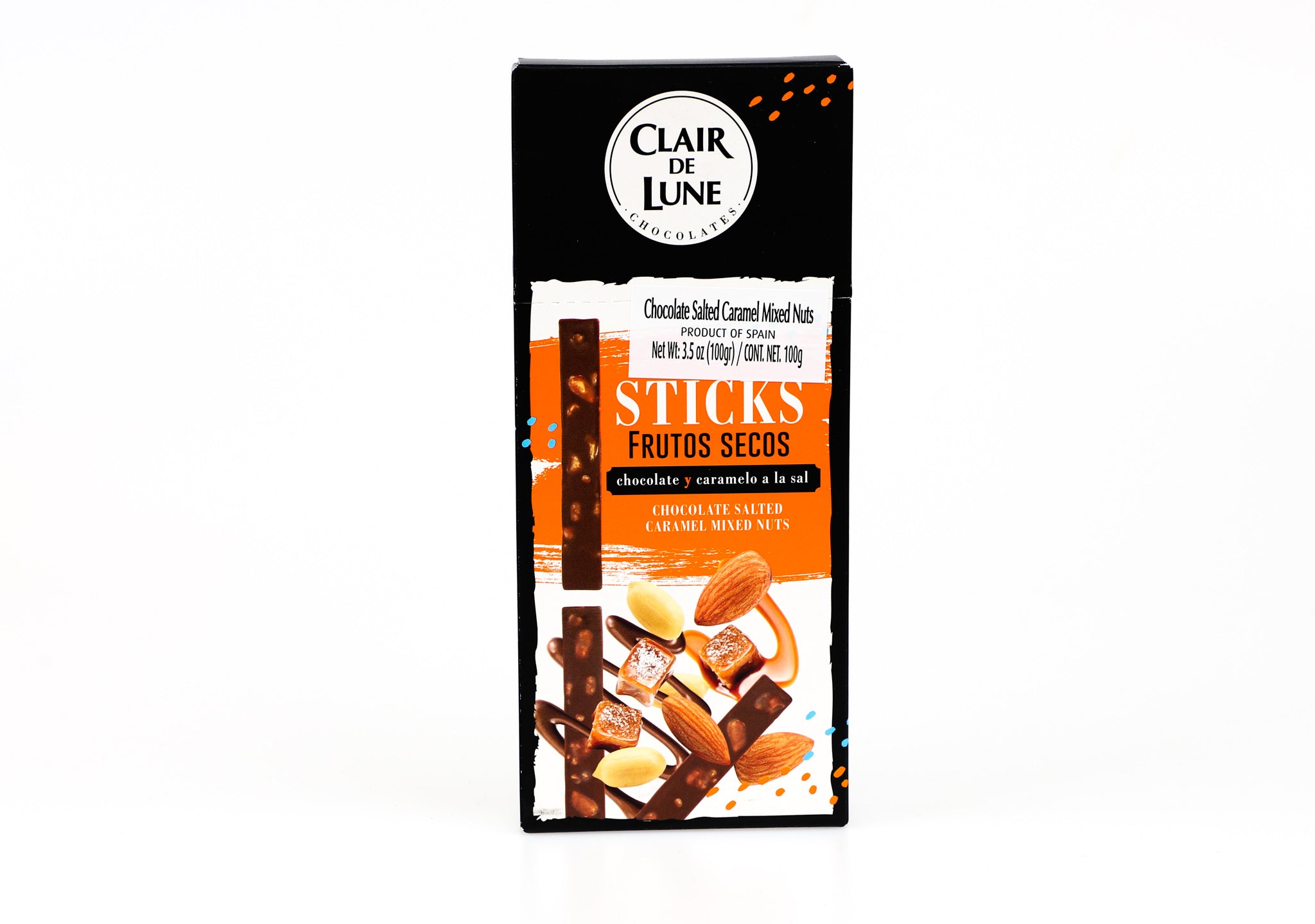Clair de Lune Chocolate Salted Caramel Sticks