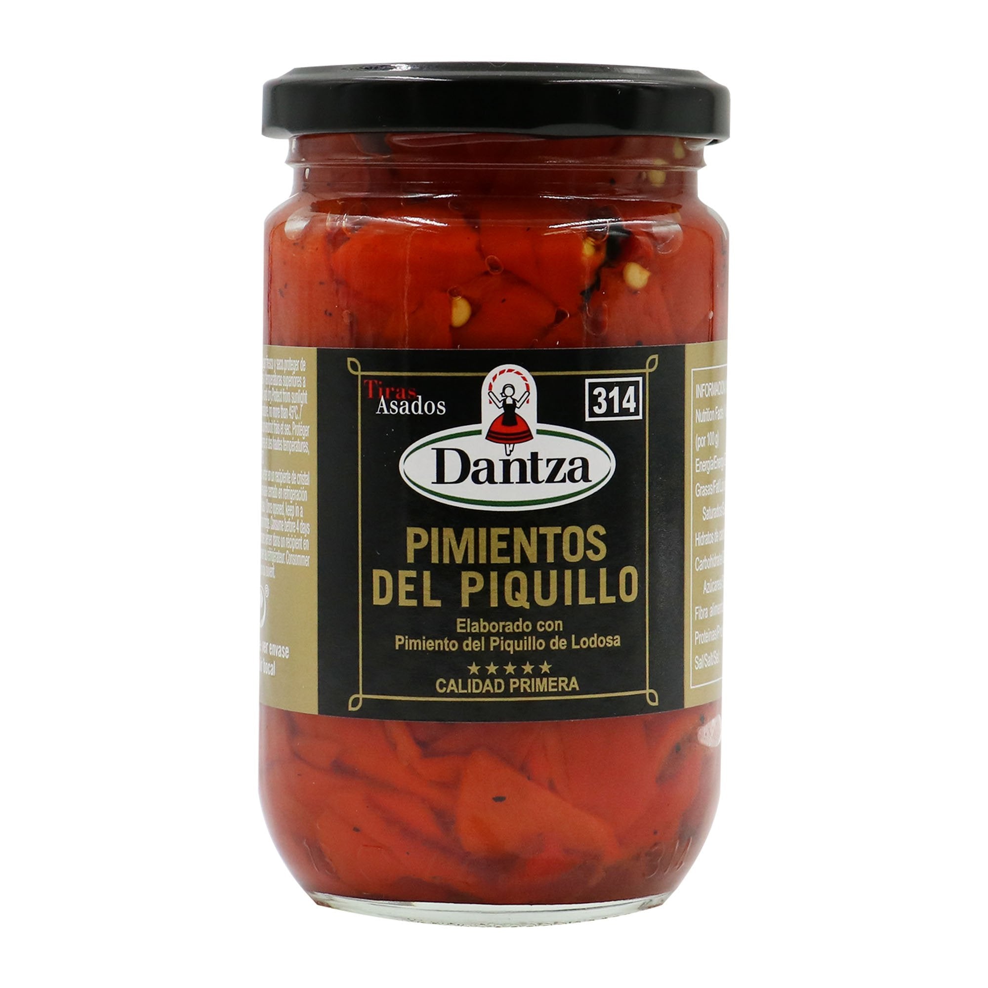DANTZA Piquillo Pepper Strips (PDO)